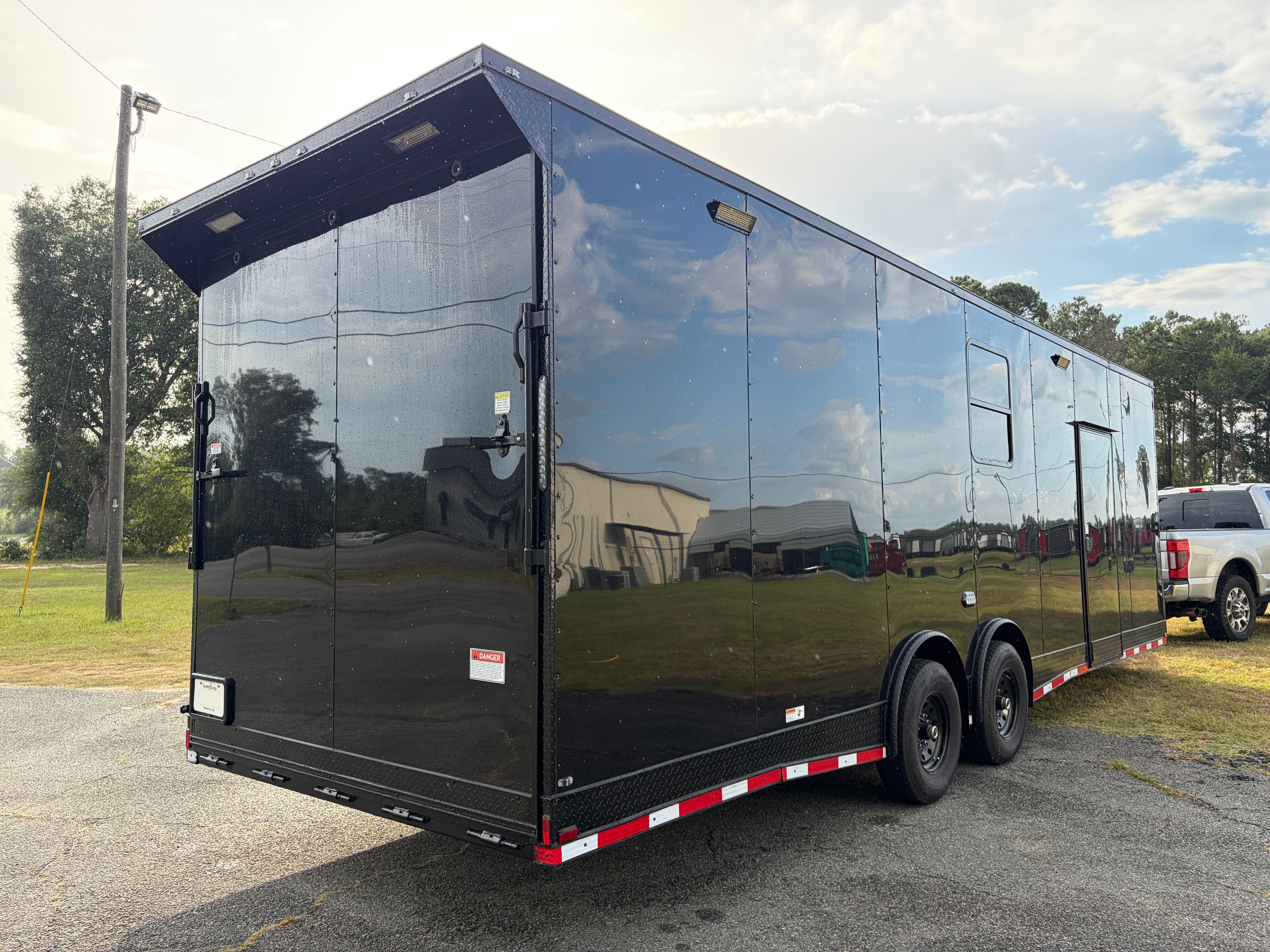 8.5X28TA Black Race Ready Trailer