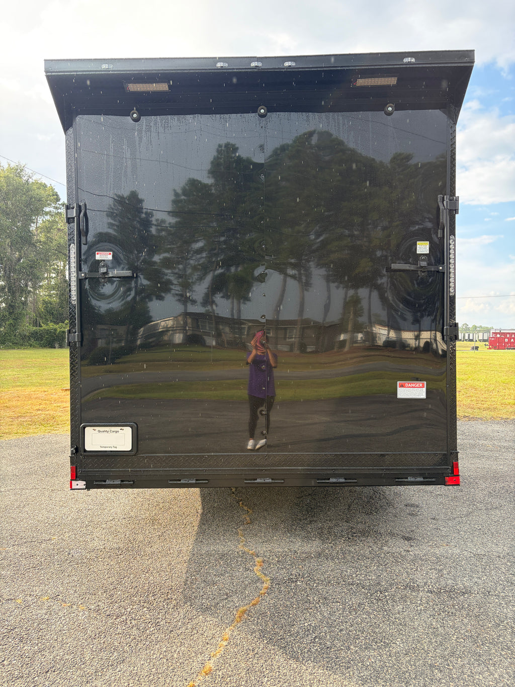 8.5X28TA Black Race Ready Trailer