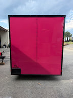 7X14TA Pink Concession Trailer