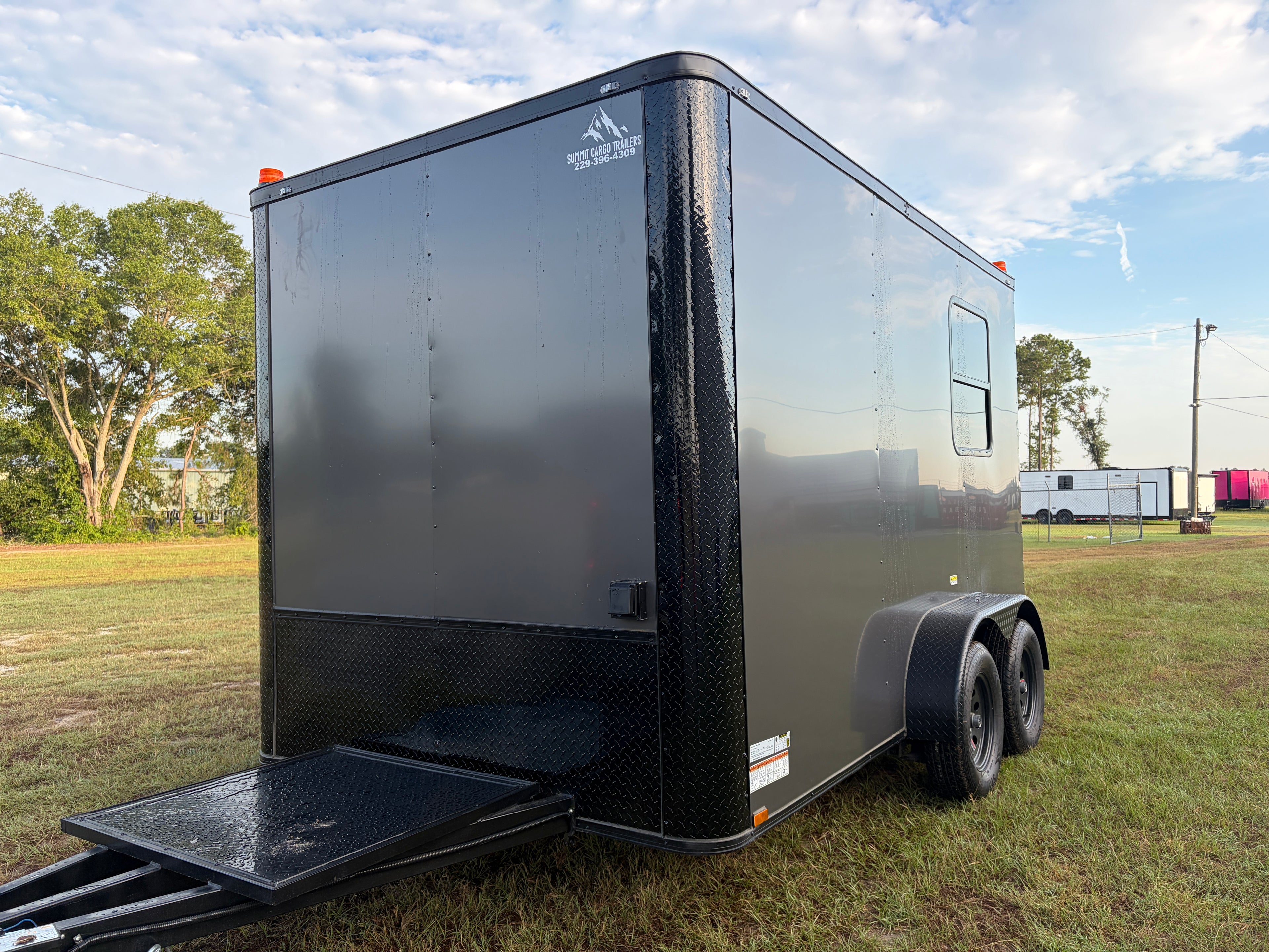 7X12TA Charcoal Fiber Splicing Trailer