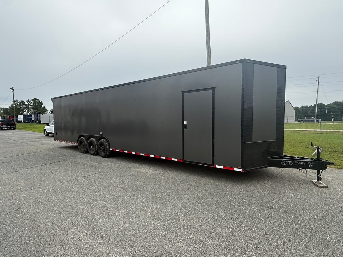 8.5X36TTA5 Charcoal Standard Car Hauler Trailer — image 1 of 12