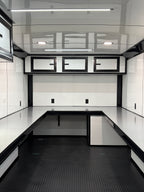 8.5X22TA White Office Trailer
