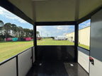 8.5X26TA Orange Black BBQ Porch Trailer