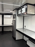 8.5X22TA White Office Trailer