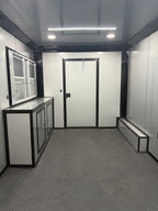 8.5x26TA Charcoal Concession Porch Trailer — image 2 of 9