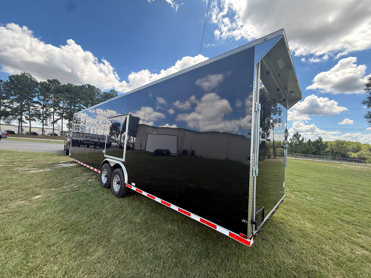8.5X32 Black Car Hauler Trailer