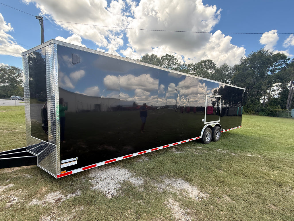 8.5X32 Black Car Hauler Trailer