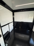 8.5x18 White Gullwing Porch Trailer — image 7 of 19