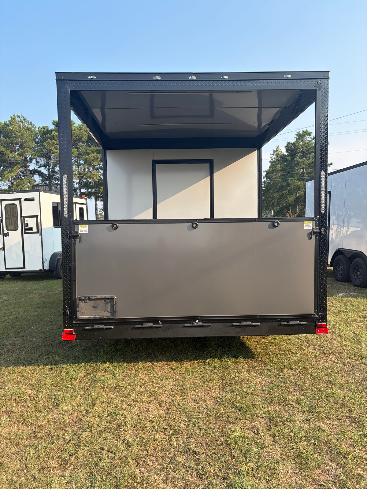 8.5x26TA Charcoal Concession Porch Trailer — image 8 of 9