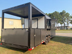 8.5x26TA Charcoal Concession Porch Trailer — image 3 of 9