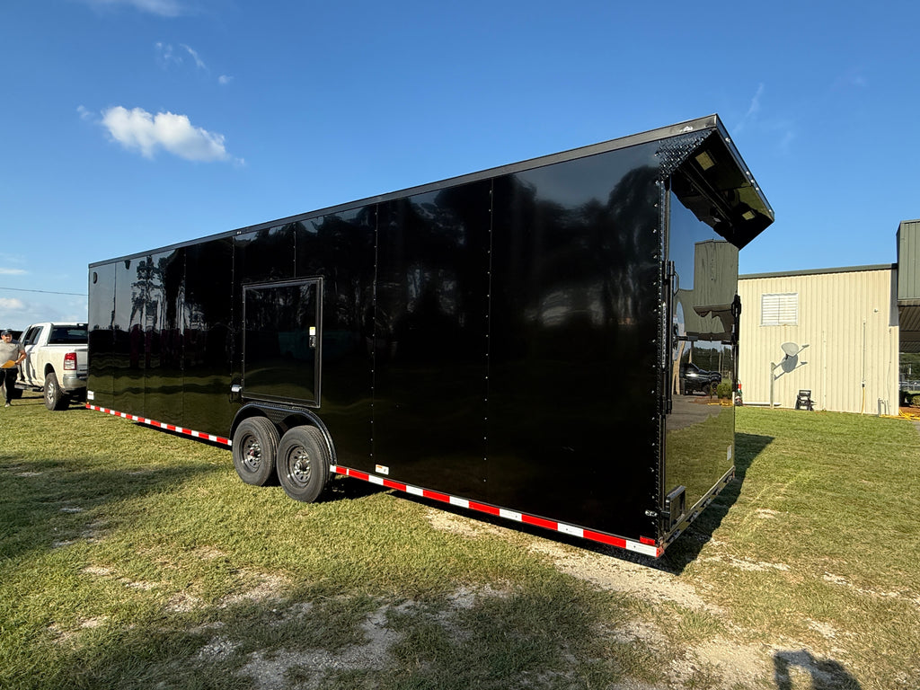 8.5X32 Black Car Hauler Trailer
