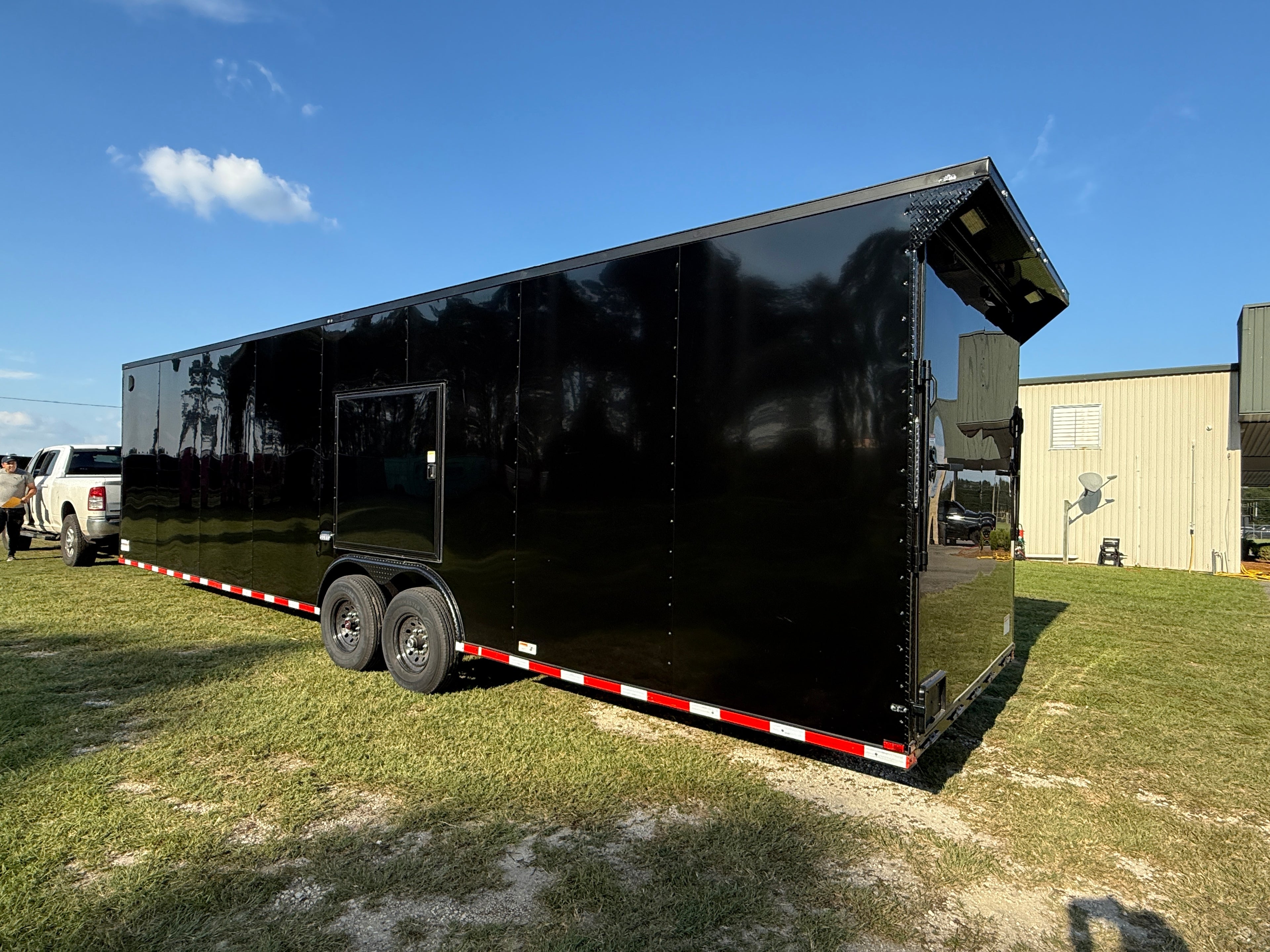 8.5X32 Black Car Hauler Trailer