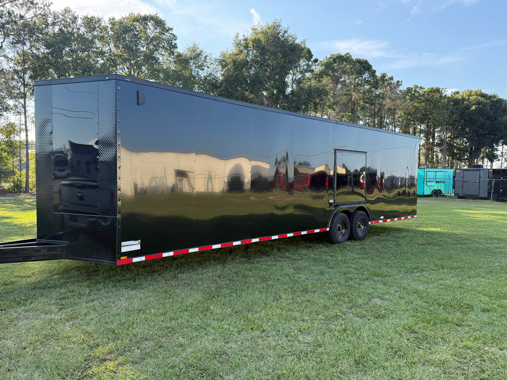8.5X32 Black Car Hauler Trailer
