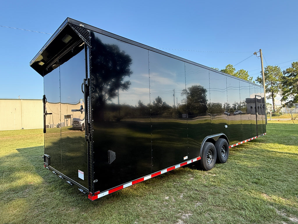 8.5X32 Black Car Hauler Trailer