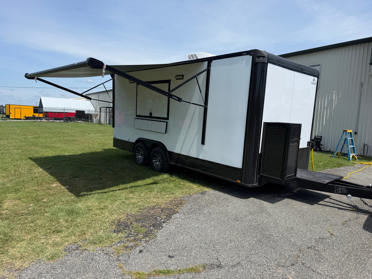 8.5x18 Mobile Food & Concession Trailer White — image 18 of 24