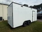 8.5X18 White Office Trailer