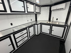 8.5x18 White Gullwing Porch Trailer — image 4 of 19