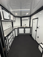 8.5x18 White Gullwing Porch Trailer — image 14 of 19
