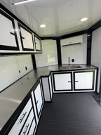 8.5x18 White Gullwing Porch Trailer — image 15 of 19