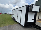 8.5x18 White Gullwing Porch Trailer — image 18 of 19