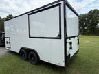 8.5x18 White Gullwing Porch Trailer — image 19 of 19