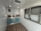 6X12SA Polar Blue Concession Trailer | Beverage Trailer