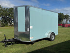 6X12SA Polar Blue Concession Trailer | Beverage Trailer