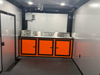 8.5x26TA Orange Black BBQ Porch Trailer — image 4 of 11