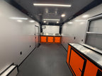 8.5x26TA Orange Black BBQ Porch Trailer — image 2 of 11