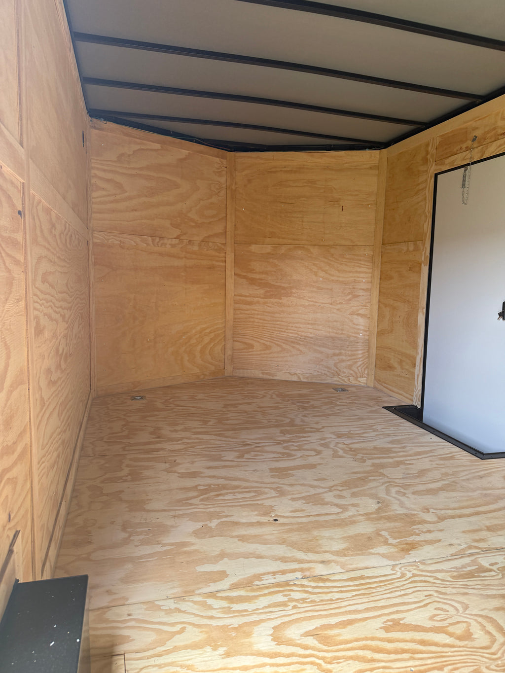 8.5X20 White Standard Car Hauler Trailer