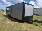 8.5x26  Silver Frost Porch Trailer | BBQ Porch Tailer