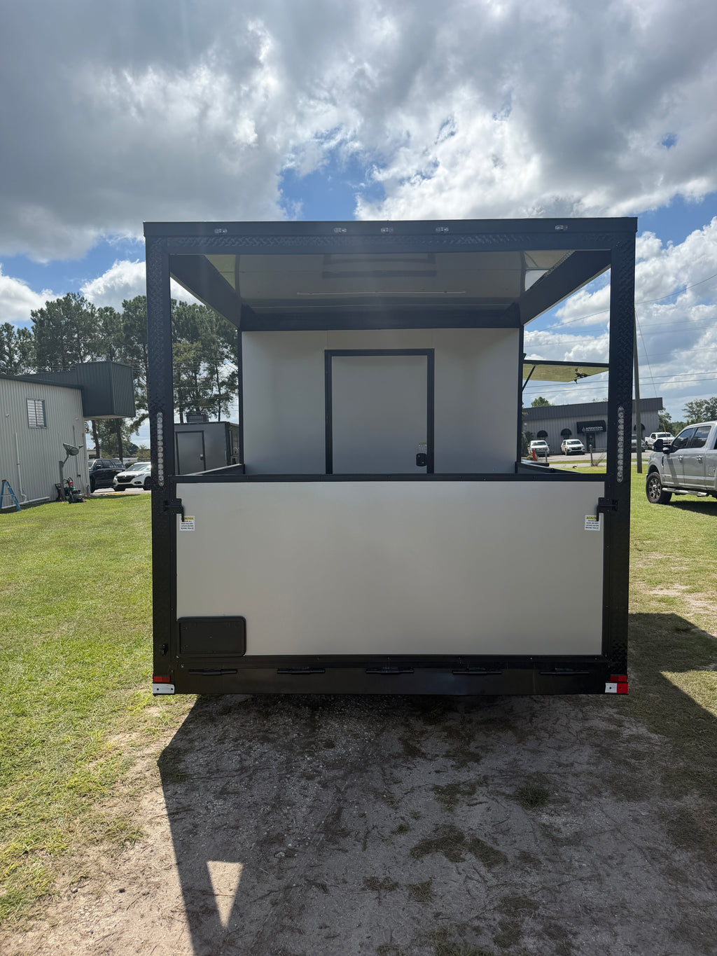 8.5x26  Silver Frost Porch Trailer | BBQ Porch Tailer