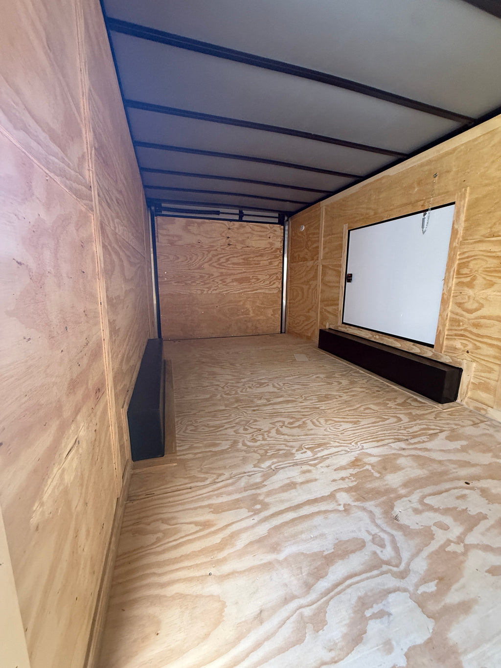 8.5X20 White Standard Car Hauler Trailer