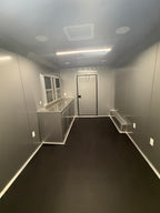 8.5x26  Silver Frost Porch Trailer | BBQ Porch Tailer