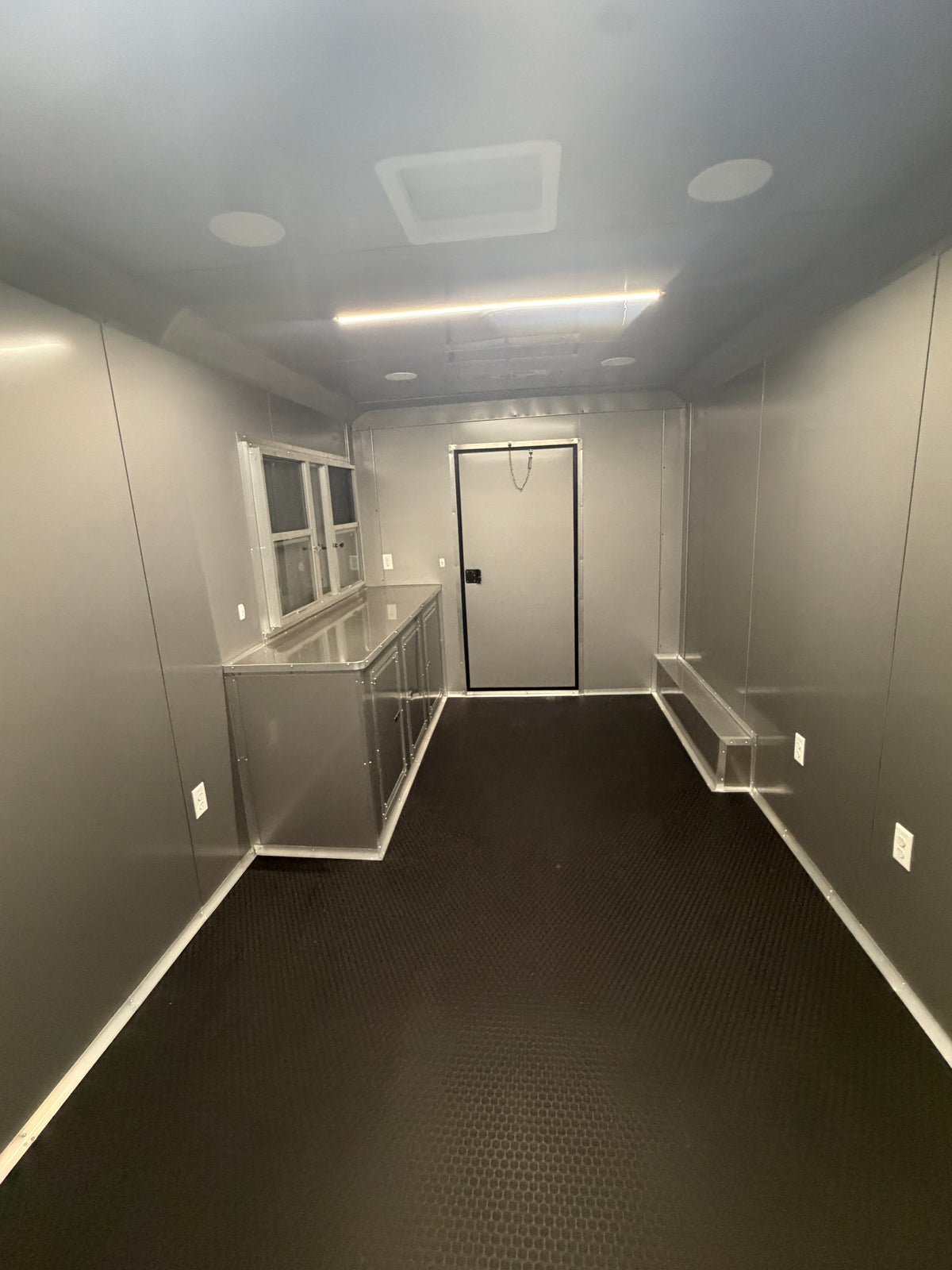 8.5x26  Silver Frost Porch Trailer | BBQ Porch Tailer