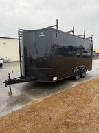 8.5X16TA3 Black Standard Work Trailer