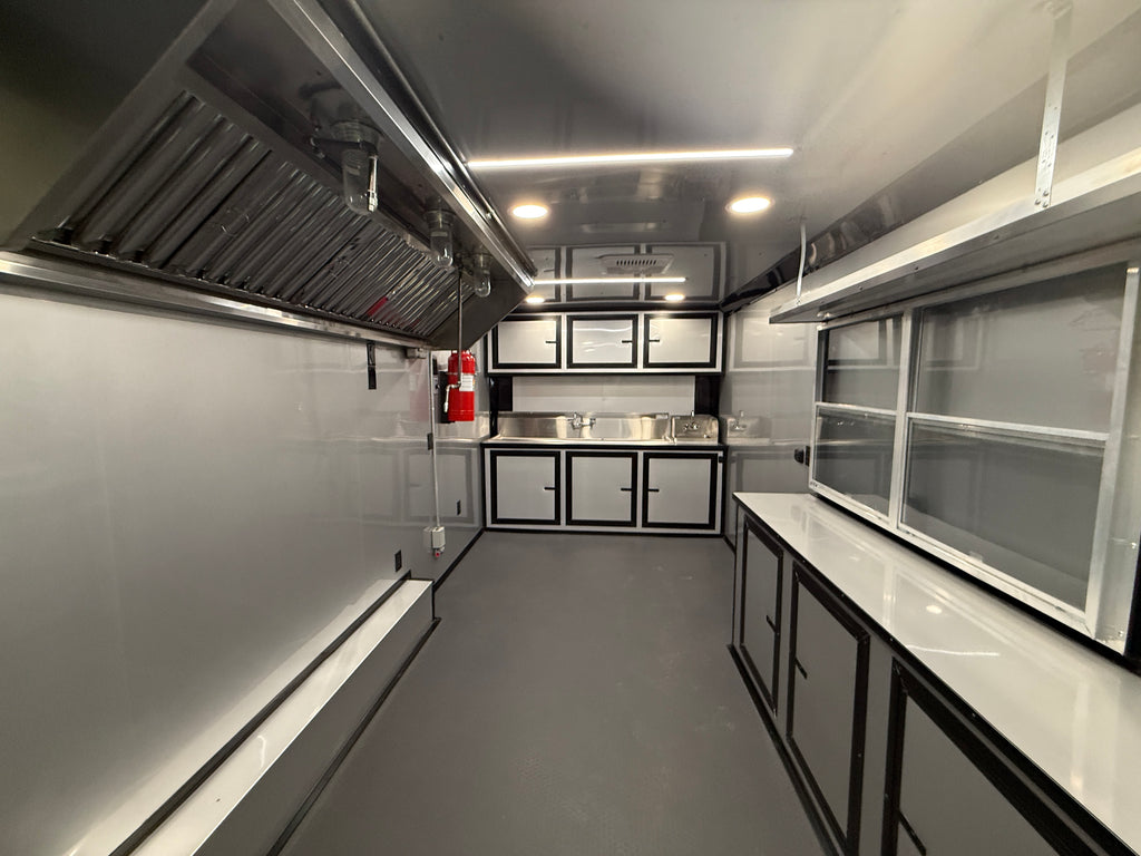 8.5x18 Mobile Food & Concession Trailer White — image 14 of 24