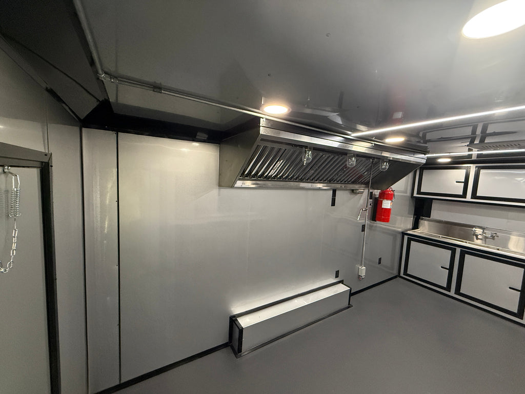 8.5x18 Mobile Food & Concession Trailer White — image 15 of 24