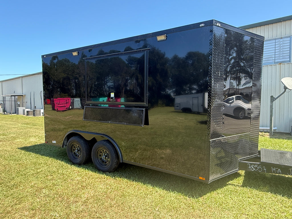 8.5X14 Coffee Concession Trailer | Beverage Trailer