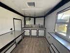 8.5X16 White Beverage Trailer | Coffee Trailer