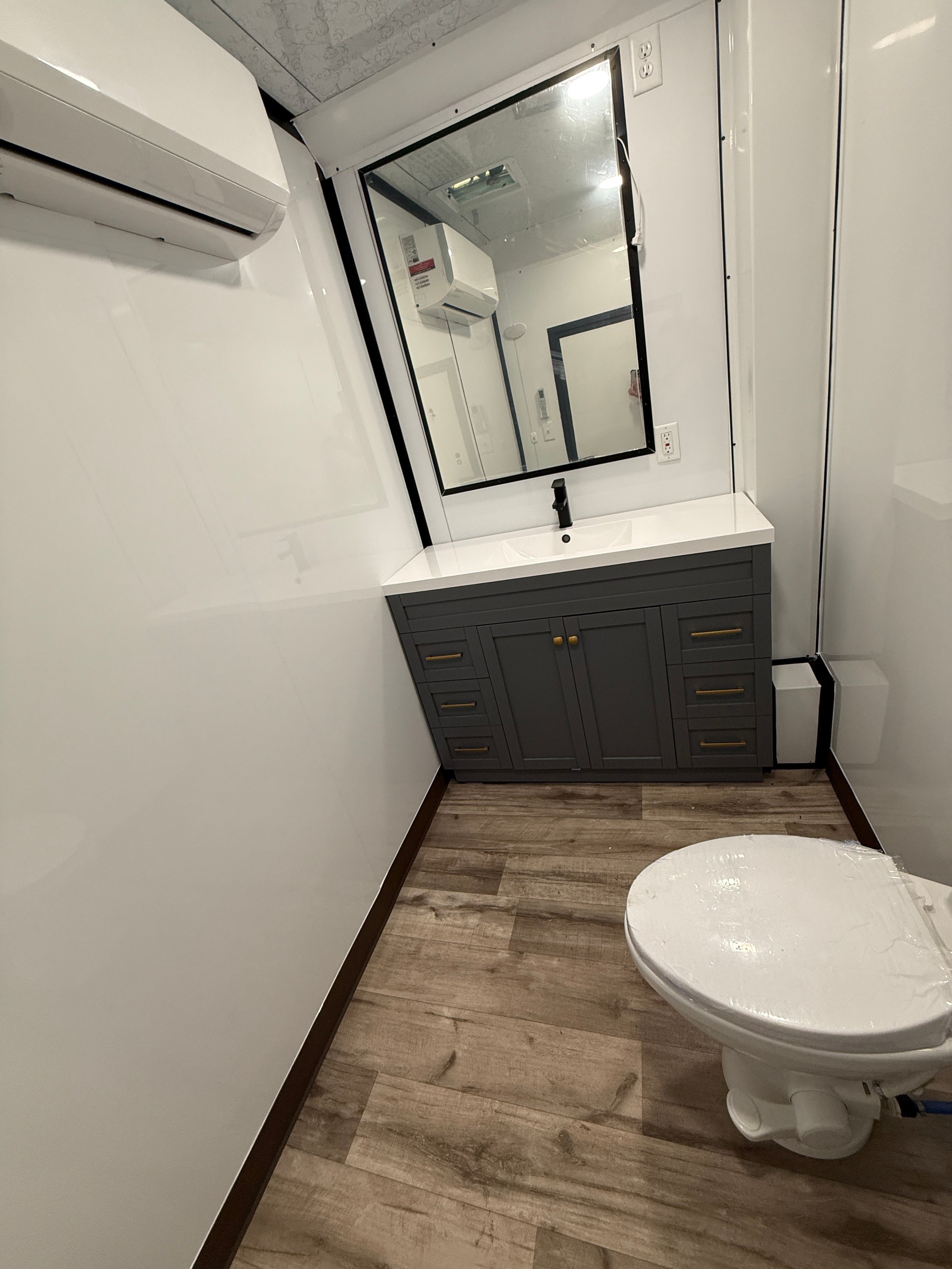 7x12TA Mobile Bathroom Trailer