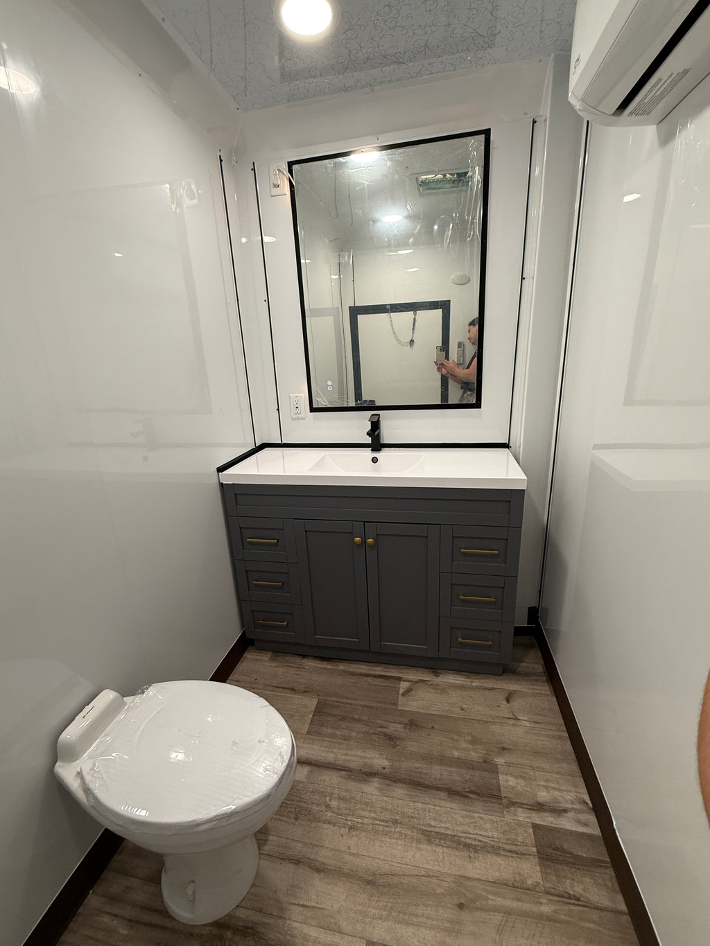 7x12TA Mobile Bathroom Trailer