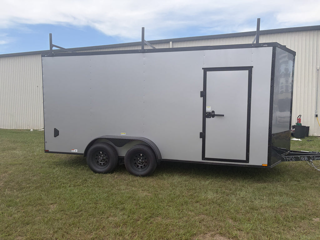 7X16TA Silver Standard Work Trailer