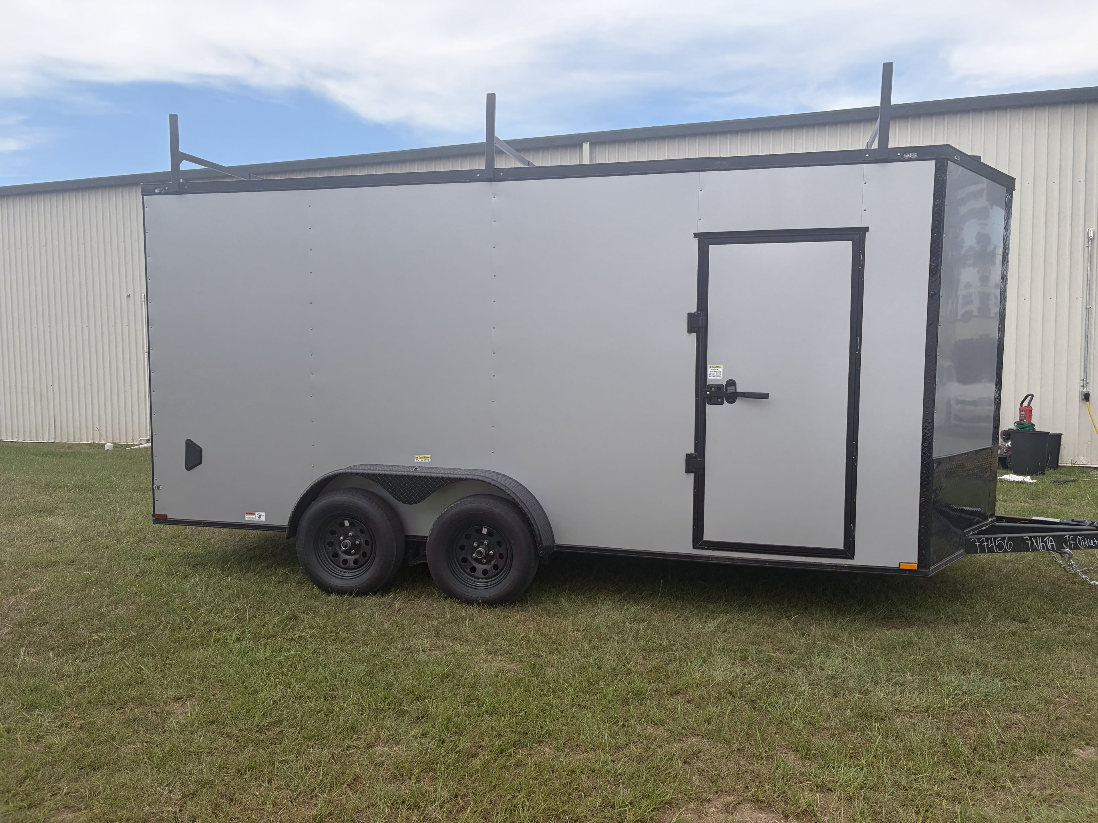 7X16TA Silver Standard Work Trailer