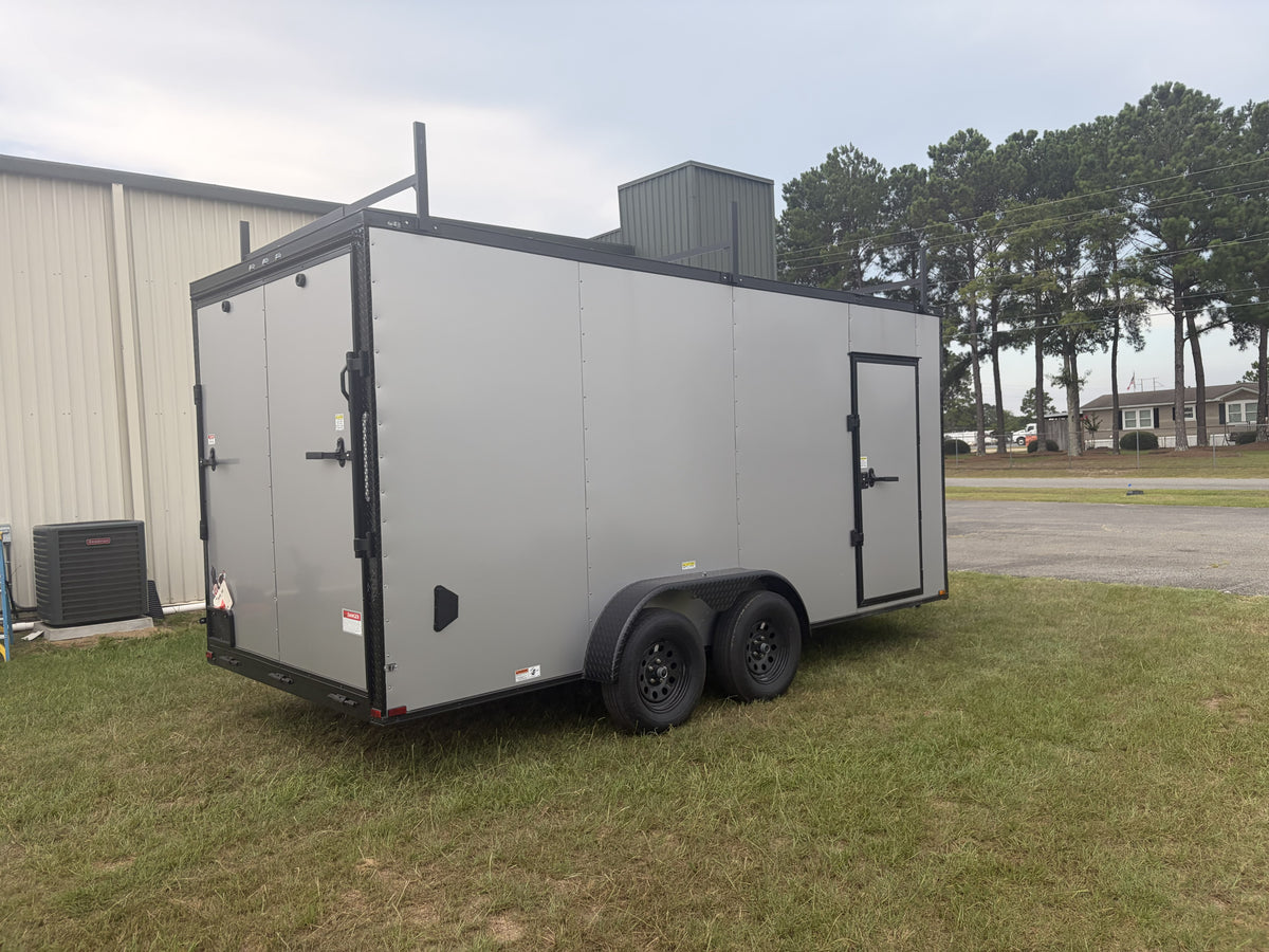 7X16TA Silver Standard Work Trailer