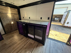 8.5X14 Purple Concession Trailer | Beverage Trailer