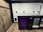 8.5X14 Purple Concession Trailer | Beverage Trailer