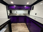 8.5X14 Purple Concession Trailer | Beverage Trailer
