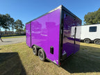 8.5X14 Purple Concession Trailer | Beverage Trailer