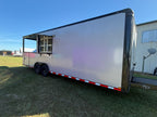 8.5x26TA3 Silver Frost BBQ Porch Trailer — image 1 of 11